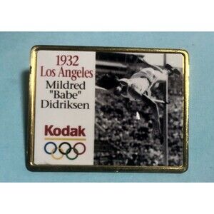 1932 Los Angeles, USA Track M. 'Babe' Didricksen ,1995 Kodak Comm Photo Pin